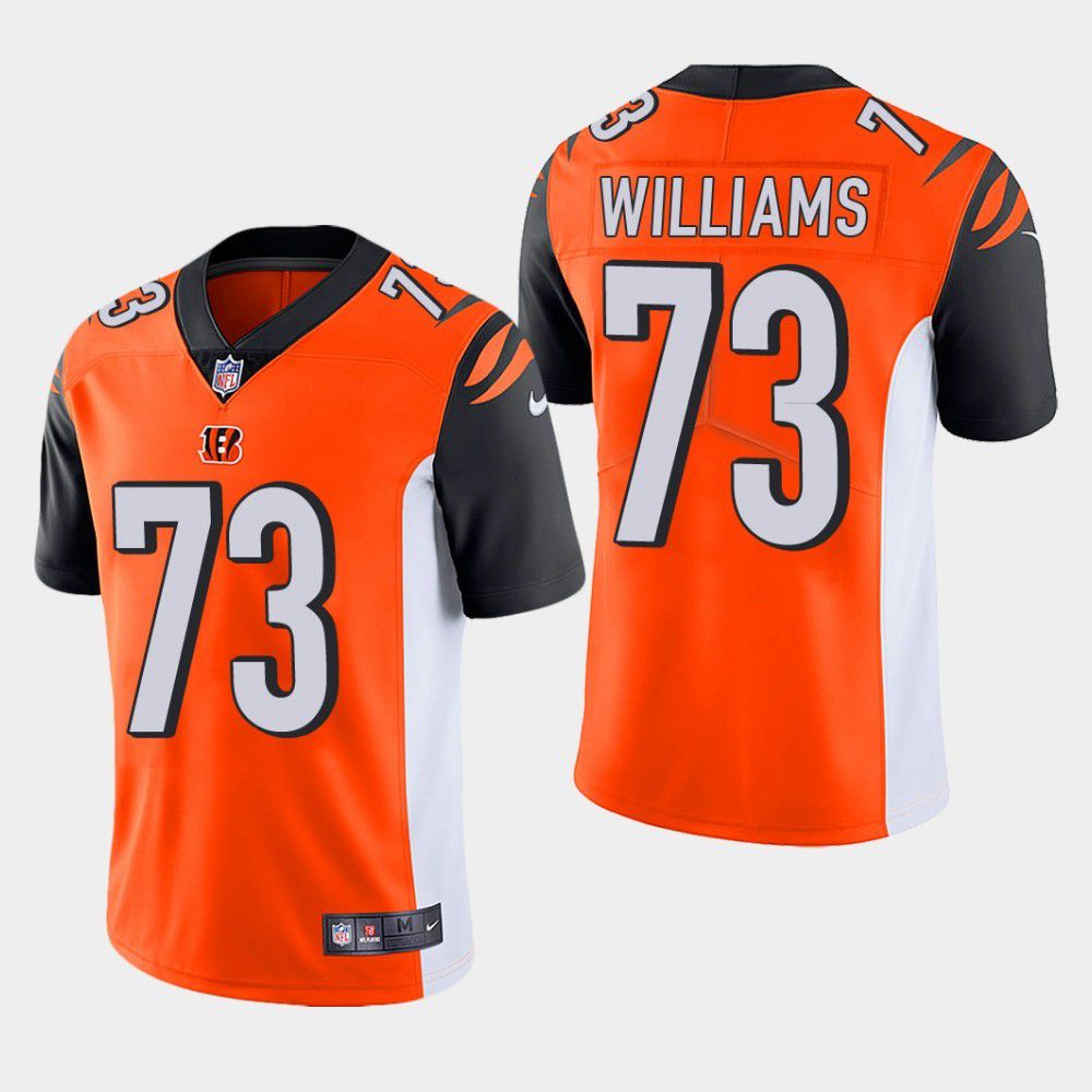 Men Cincinnati Bengals #73 Jonah Williams Nike Orange Limited NFL Jersey
